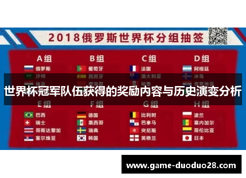 世界杯冠军队伍获得的奖励内容与历史演变分析
